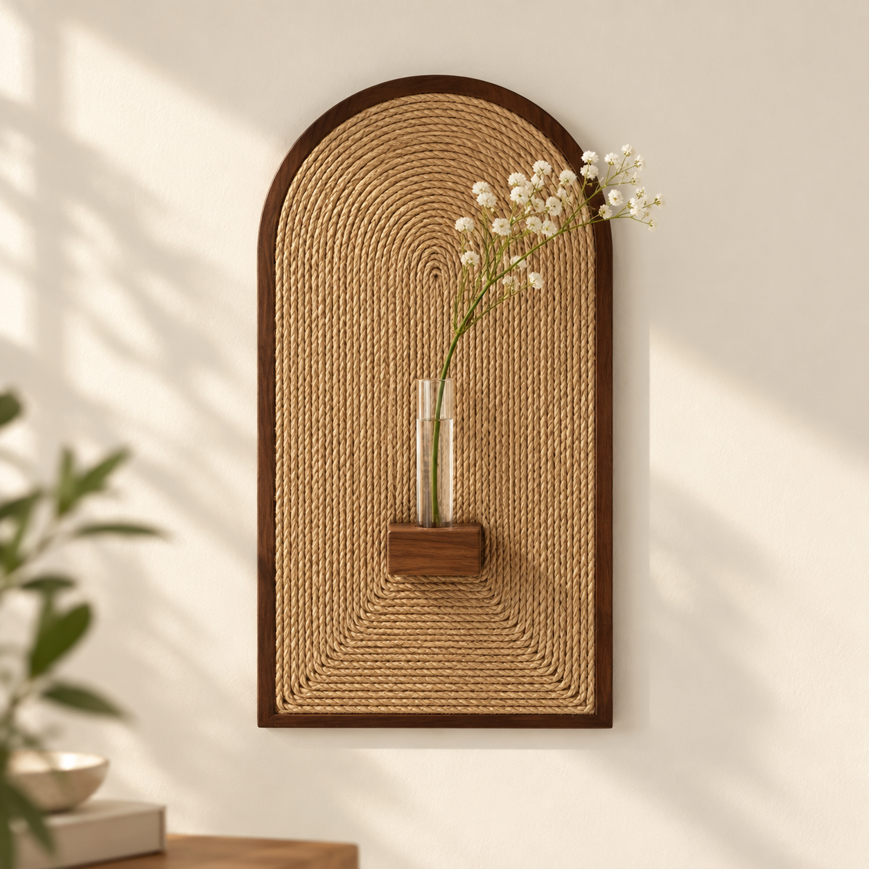 Concept for a handmade wall decoration